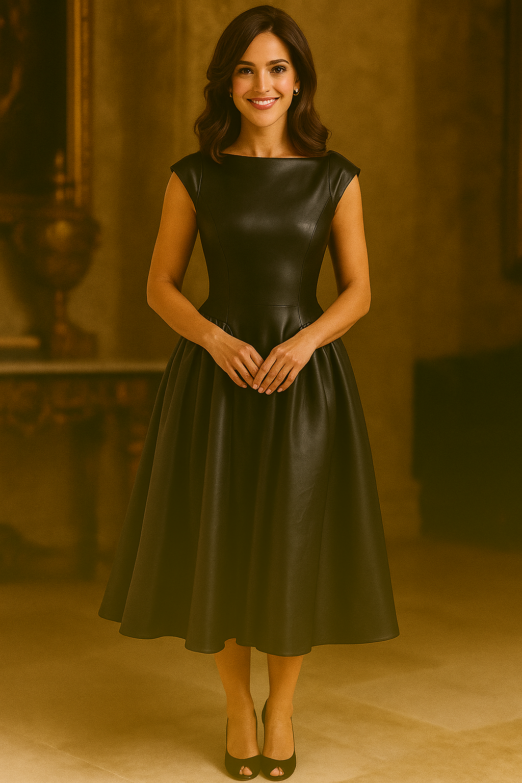 LUNA | Flowy midi dress