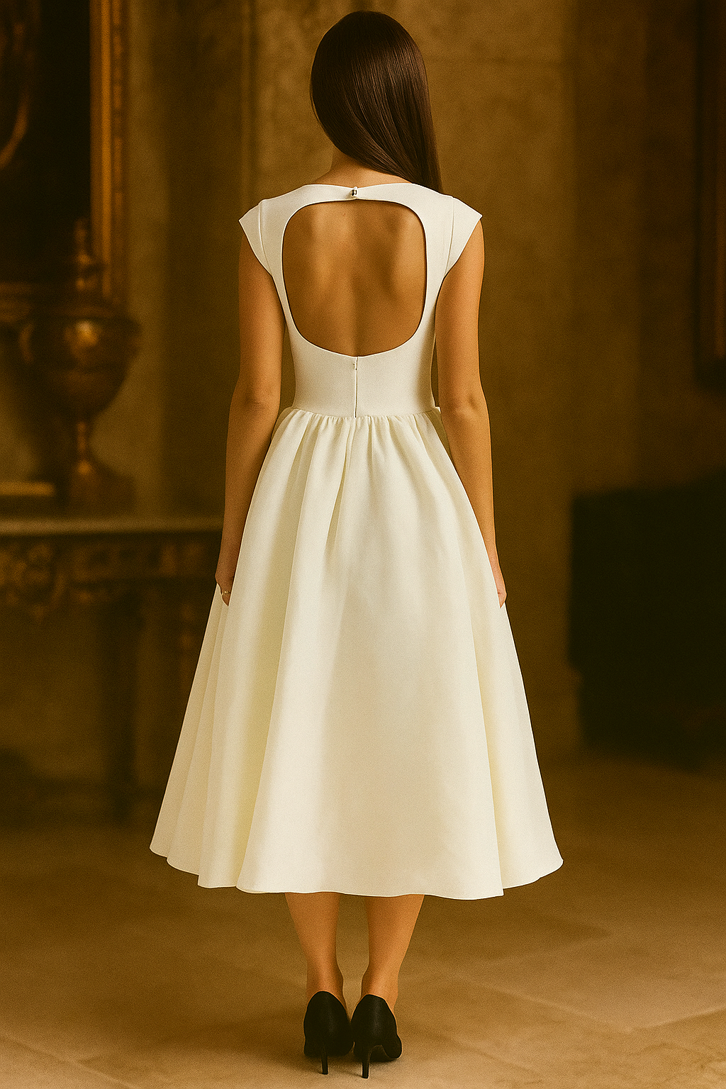 LUNA | Flowy midi dress