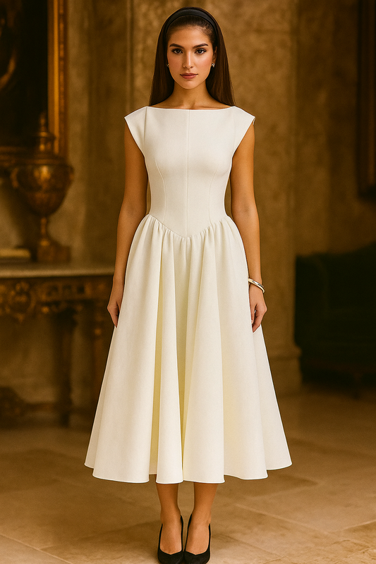 LUNA | Flowy midi dress