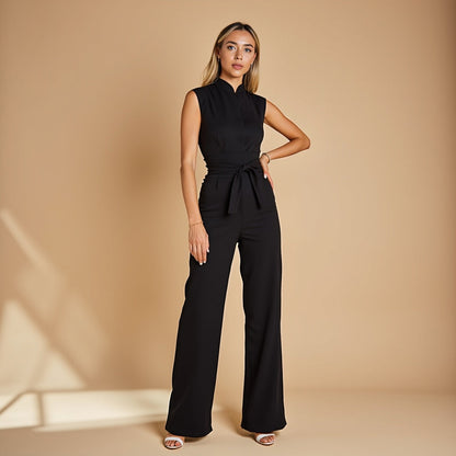 ROXY | Sleeveless jumpsuit with high neckline