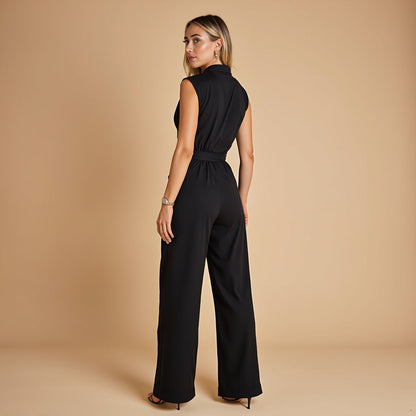 ROXY | Sleeveless jumpsuit with high neckline