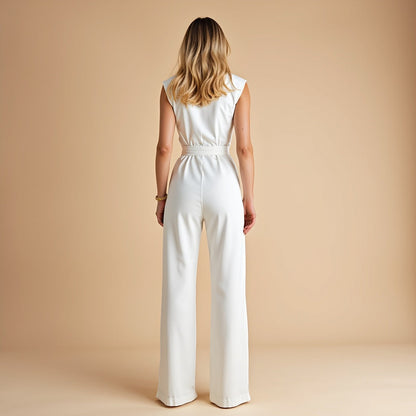 ROXY | Sleeveless jumpsuit with high neckline